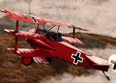 Plane Fokker Dr I