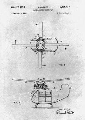 No409 Coaxial rotor helico