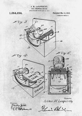 No442 Dice throwing device