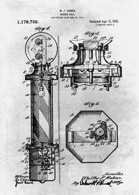 No481 Barber pole