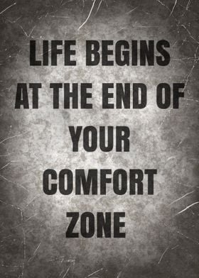 No Comfort Zone Quote