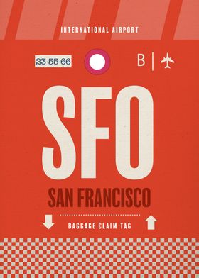 San Francisco SFO Tag