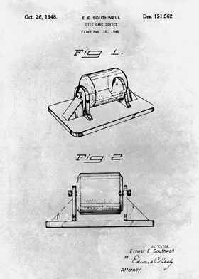 No445 Dice game device