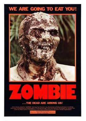 Zombie Vintage Poster