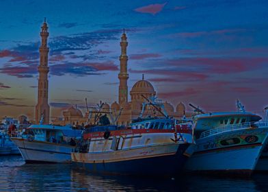 boats carry mosque