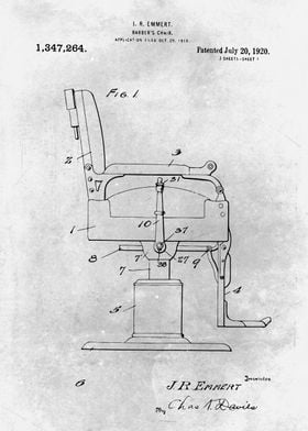 No482 Barbers chair