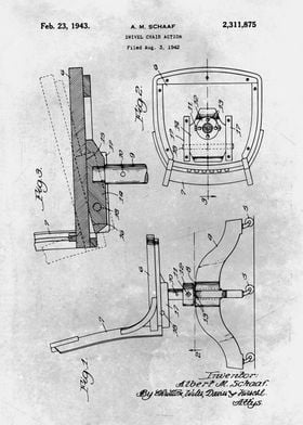 No475 Swivel chair action