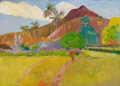 Gauguin Tahitian Landscape