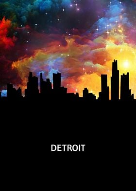 Detroit Skyline 