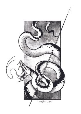 Neotraditional Snake