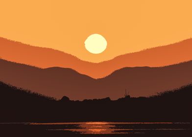 Sunset Poster