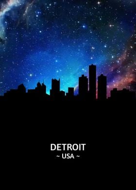 Detroit Skyline 