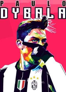 Paulo Dybala Popart 