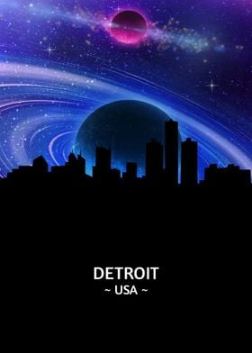 Detroit Skyline 