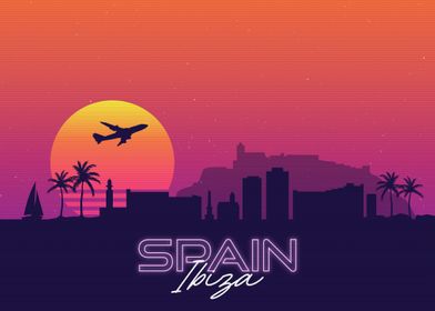 Ibiza Spain Skyline