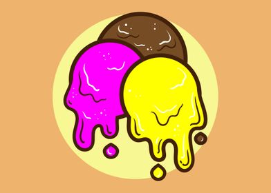 ice cream vector design