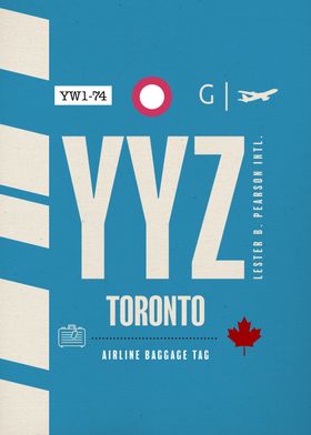 Toronto YYZ Airport Code
