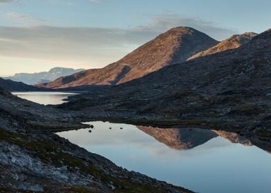 Mountain reflections