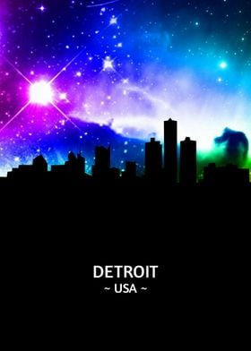 Detroit Skyline 