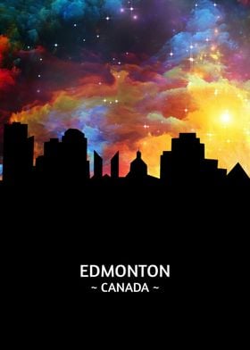 Edmonton Canada Skyline 