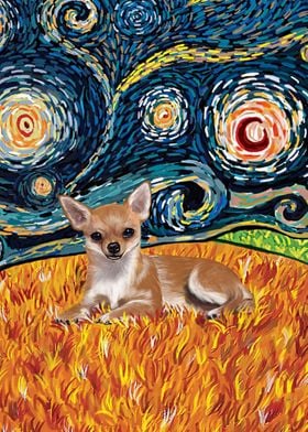 Chihuahua Van Gogh