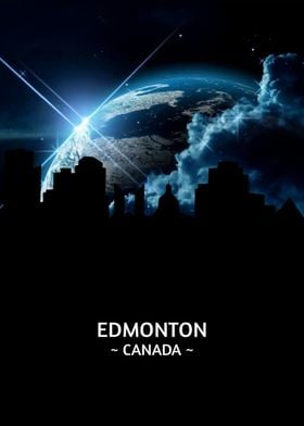 Edmonton Canada Skyline 