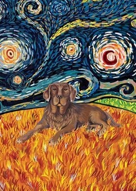 Labrador Van Gogh