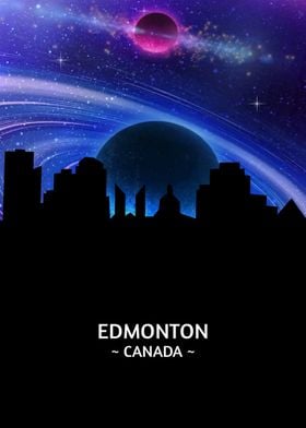 Edmonton Canada Skyline 