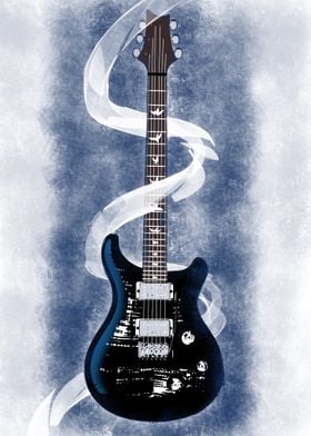 Black Electric Guitar 