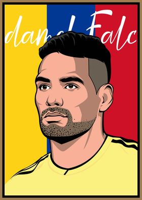 Radamel Falcao Pop Art