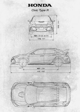 No100 Honda Civic Type R