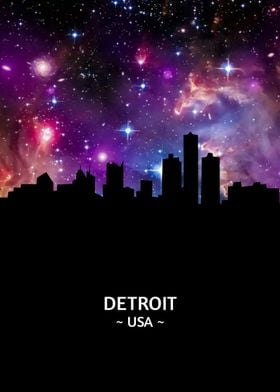 Detroit Skyline 