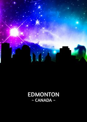 Edmonton Canada Skyline 