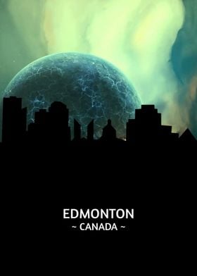 Edmonton Canada Skyline 