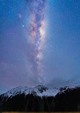 Milky Way At Mount Cook Poster Art Print By Dan Displate