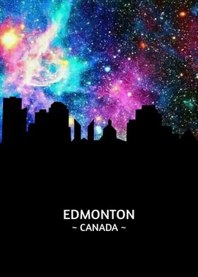 Edmonton Canada Skyline 