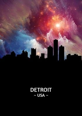 Detroit Skyline 