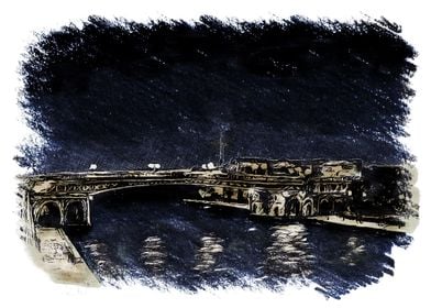 Bridge in the night