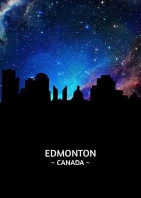 Edmonton Canada Skyline 