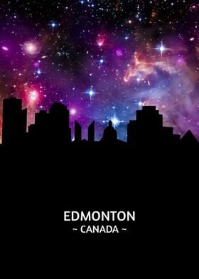 Edmonton Canada Skyline 