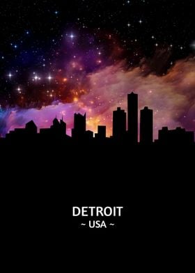 Detroit Skyline 