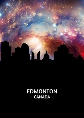 Edmonton Canada Skyline 