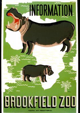 Brookfield Zoo poster
