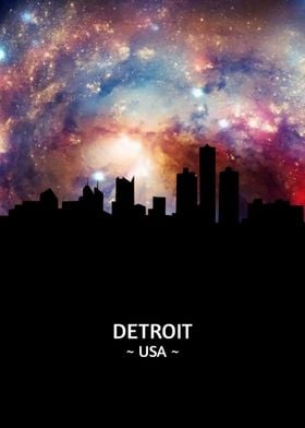 Detroit Skyline 