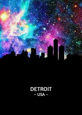 Detroit Skyline 