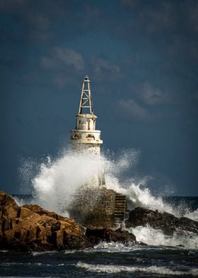 Waves at the ocean