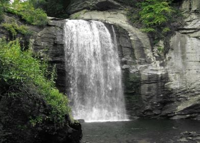 Natural Waterfall In NC