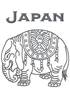 Japan Character Elephant