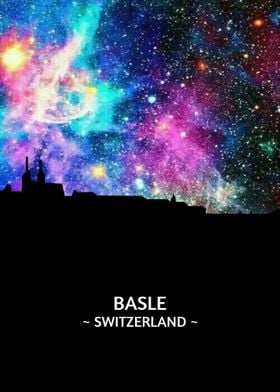 Basle Switzerland Skyline 