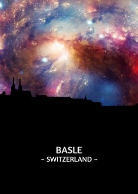 Basle Switzerland Skyline 